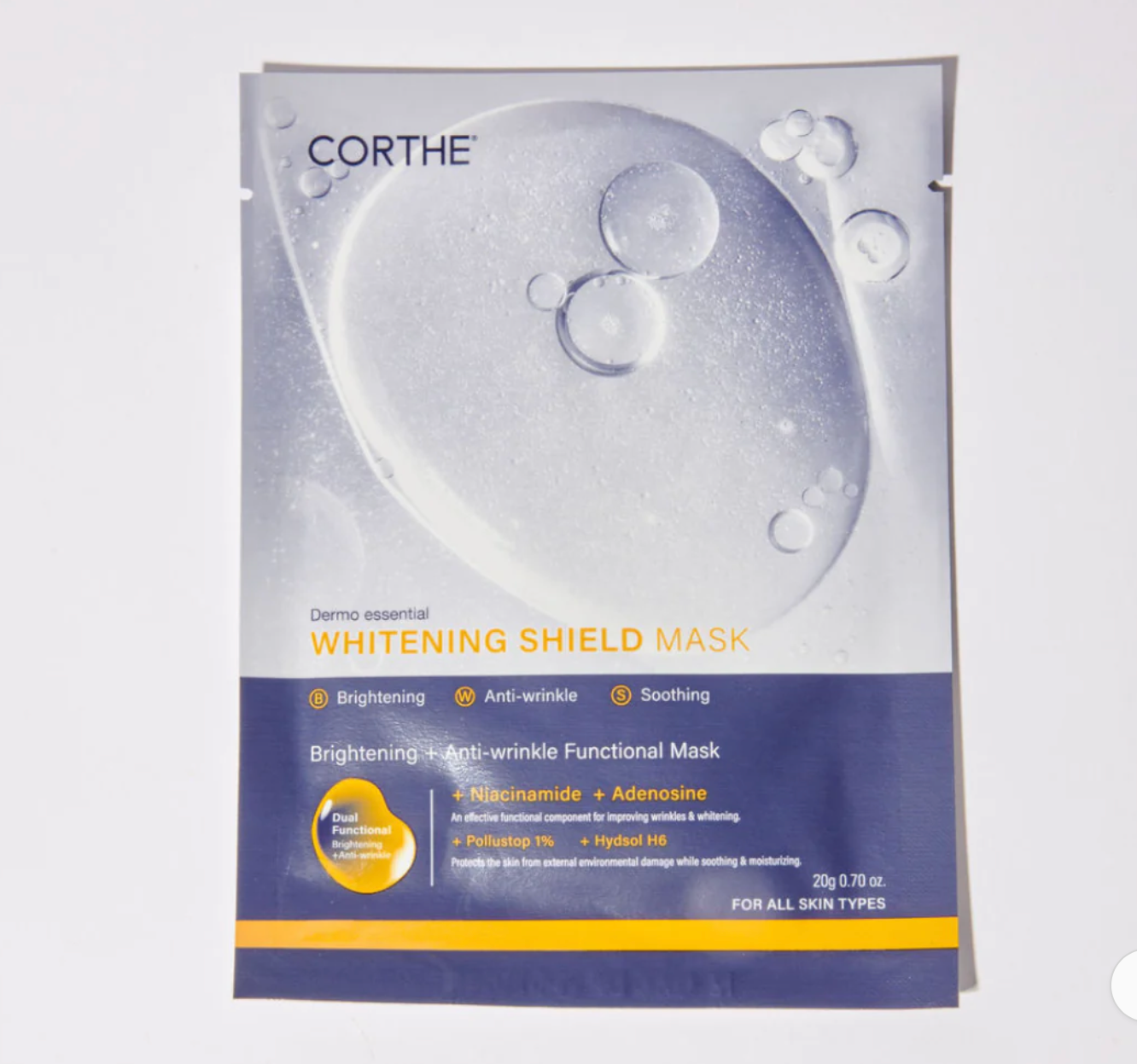Corthe Brightening Shield Sheet Mask